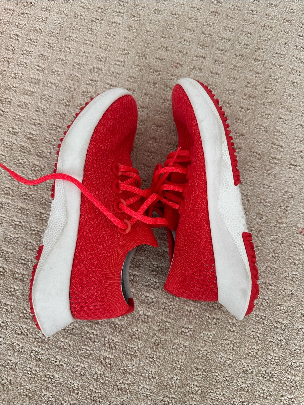 Allbirds Tree Dasher 2 Running Shoes In Bloom Red woman’s  Size 6.5